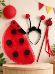 3 cái/1 cái cánh bọ rùa hóa trang cho người lớn dùng trong tiệc khiêu vũ Giáng sinh, Halloween và biểu diễn, cũng phù hợp mặc hàng ngày - Nhiều màu - Xem 5