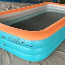 Spa Inflável Gigante para Quintal: Diversão para Toda a Família + Acessórios Inclusos - piscina - Visão 4