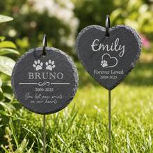 TONGFANTECH Personalized Pet Memorial Stone, Engraved Tombstone, Dog Sympathy Gift - Multicolor - View 4