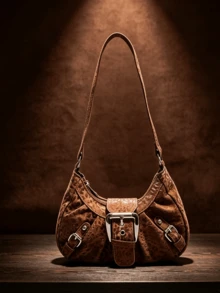 Premium Quality Fashionable Versatile Portable Shoulder Crossbody Bag Suitable For Daily Wear, Shopping, Dating, Vintage Leopard Print Handbag Box Style Women's Bag - Multicolor - View 1