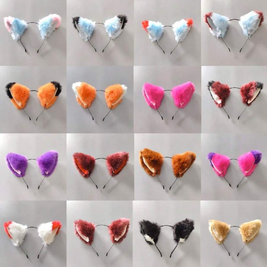 1 Festival Party Cat Ear Headband Simple Practical Multi-Functional - Multicolor - View 1