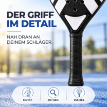 TK Gruppe 2er Padelschläger Erwachsene – Padel Set mit Meshtasche für Einsteiger & Fortgeschrittene, Padel Rackets für Training & Match (2er Set Gelb und Weiß) - A - Übersicht 11