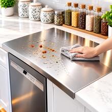 1pc Luxury Stainless Steel Silver Cutting Board, Durable And Mold-Resistant, Kitchen Tool, Suitable For Home Cooks And Cooking Enthusiasts, Used For Cutting Meat, Cheese, Bread, Vegetables And Fruits, Gift - Gold - View 5