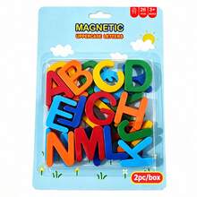 1/2pcs Magnetic ABC Letters Toy,Colorful Random Alphabet Set,Kids Educational Puzzle Toy For Family Friends Interaction,Preschool Learning Game, Develop Creativity And Hands-On Skills, Portable Classroom Activity Toy, Halloween Christmas Holiday Gift - Multicolor - View 13