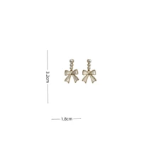 1 Pair Fashionable Personalized Exquisite Elegant Butterfly Shaped Earrings, Suitable For Women's Daily Commute - White - View 5