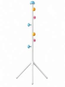 1pc, Small Floor Standing Coat Rack, 65 Inch High Coat Rack, Cute Mushroom Shape Design, High Aesthetic Decorative Style, Eye-Catching Appearance, Strong Load-Bearing Capacity, Easy And Convenient Installation, Dormitory Coat Rack, Bedroom Coat Rack, Office Coat Rack, Yard Temporary Coat Rack, Multi-Functional Shelf, Floor Standing Rack, Space-Saving Storage Organization, Suitable For Different Life Stages, Birthday Gift, Graduation Gift, Anniversary Item, Christmas Gift, Halloween Decoration - View 11