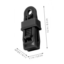 16/24pcs Multifunctional Waterproof Cloth Clip Tent Fixing Clip, Made Of PP Material, Suitable For Tents, Sunshade Nets, And Essential Tools And Accessories For Camping And Hiking - Multicolor - View 5