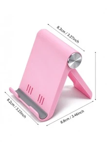 Adjustable Portable Phone Stand, Stable Anti-Slip Base Design, Multi-Angle Free Rotation, Suitable For All Phone Models, Desktop And Bedside Dual Use, Lightweight And Easy To Store Without Taking Up Space, Perfect For Christmas, Halloween Holiday Gifts, Wedding Party Favors, Autumn/Winter Home Daily Essentials, Home Decor Accessories, Online Classes, Live Streaming, Video Watching, Home Office And Travel Practical Accessories - A - View 12