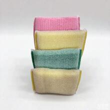 Set de 4 Esponjas de Limpieza, Suaves con la Vajilla, Práctico para el Hogar - A - Ver 3