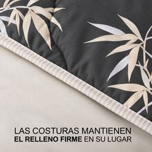 Shoppe house - Edredón Nórdico Reversible con Estampado Bicolor, 100% Relleno de Fibra Siliconada, Tacto Suave y Confortable de Microfibra 300g/m2 - Estampado 8 - Ver 3