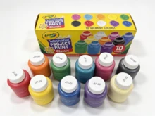 Crayola Solid Watercolor Paint Set, Washable, Suitable For Children, Watercolor Paints For Hand Painting, Ideal As Christmas And Holiday Gifts - 10 Classic Washable Project Paint - View 3