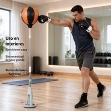 Standing Speed Bag With Stand For Boxing Training, Cardio Exercise, Home And Gym, Offer - Black - View 11