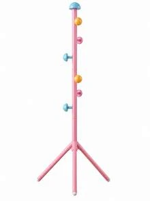 1pc, Small Floor Standing Coat Rack, 65 Inch High Coat Rack, Cute Mushroom Shape Design, High Aesthetic Decorative Style, Eye-Catching Appearance, Strong Load-Bearing Capacity, Easy And Convenient Installation, Dormitory Coat Rack, Bedroom Coat Rack, Office Coat Rack, Yard Temporary Coat Rack, Multi-Functional Shelf, Floor Standing Rack, Space-Saving Storage Organization, Suitable For Different Life Stages, Birthday Gift, Graduation Gift, Anniversary Item, Christmas Gift, Halloween Decoration - View 14