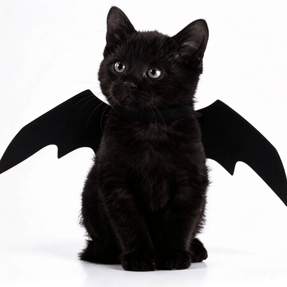 1PC Halloween Pet Devil Wings With Bell – Cat & Small Dog Festive Dress-Up Accessory, Turn Your Pet Into A Cute Little Monster For The Holiday - Halloween Pet Costume Accessories - View 1