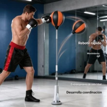 Standing Speed Bag With Stand For Boxing Training, Cardio Exercise, Home And Gym, Offer - Black - View 12