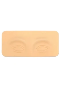 5D Realistic Silicone Eye Makeup Practice Board, Easy To Clean And Reusable Face Painting Practice Tool, Suitable For Makeup Professionals And Beginners, Helps Makeup Artists Master Makeup Techniques - Red and White - View 7