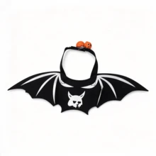 1PC Halloween Pet Devil Wings With Bell – Cat & Small Dog Festive Dress-Up Accessory, Turn Your Pet Into A Cute Little Monster For The Holiday - Halloween Pet Costume Accessories - View 5