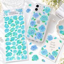Floral & Petal Series Sequin PET Flat Sticker, INS Style Fresh Flower Planner Material Sticker, DIY Decorative Sticker - Multicolor - View 9