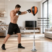 Standing Speed Bag With Stand For Boxing Training, Cardio Exercise, Home And Gym, Offer - Black - View 1