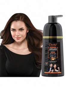 Dexe Sampo Pewarna Rambut untuk Rambut Beruban, 420 ml Sampo Pewarna Rambut untuk Pria dan Wanita, Untuk Penggunaan di Rumah - MultiWarna - View 8