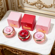 Kotak Perhiasan Mini Bulat Mewah dengan Tutup Flip-Top dan Kemasan Kotak Hadiah, Kotak Kejutan untuk Cincin dan Kalung, Cocok untuk Lamaran dan Pengakuan Cinta di Hari Valentine - Gaya yang sama dalam berbagai warna dan ukuran - View 5