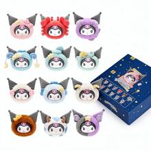 TOPTOY Authentic Sanrio Kuromi 12 Zodiac Theme Plush Hanging Ornament Blind Box, 12 Zodiac Designs, No Hidden Styles, PVC/ABS/Polyester Material, Soft And Cute, Comes With Hanging Clip For Bag Charm, Suitable For Daily Outfit And Collection Gift - Multicolor - View 12