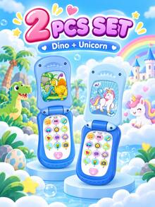 1 buah Mainan Telepon Lipat untuk Bayi Usia 12 Bulan ke Atas, Telepon Simulasi Musik Multifungsi dengan Lagu Anak-Anak, Mainan Edukasi Pendidikan Dini, Mainan Sensorik Elektronik Interaktif, Hadiah Natal dan Tahun Baru, Cocok untuk Bayi Laki-laki dan Perempuan - MultiWarna - View 20