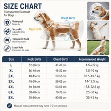 Transparent PU Material Dog Raincoat, Suitable For Small, Medium, Large Dog Breeds - Adjustable Rain Cape With Hood And Sun Visor, Snap Button And Hook And Loop Closure, Hand Washable, Outdoor Rain Gear For Wet Weather - White - View 2