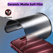 CASECOPS 2 Packs Ceramic Frosted Anti-Peeping Film, Compatible With IPhone Duo/18 Pro Max/18 Pro/17 Pro Max/17 Pro/17 Air/17e/17/16 Pro Max/16 Pro/16 Plus/16e/16/15/14/13/12/11 Series And Other Models,Soft Matte Texture With A Silky Smooth Touch, Full Coverage, Anti-Fingerprint, Anti-Scratch, Compatible Phone Cases, Halloween Gifts - 2Pcs - View 3