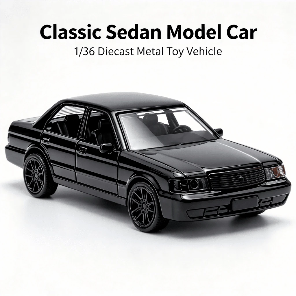Model Mobil Die-Cast Alloy Skala 1:36 Mainan untuk Hadiah Ulang Tahun Anak-Anak