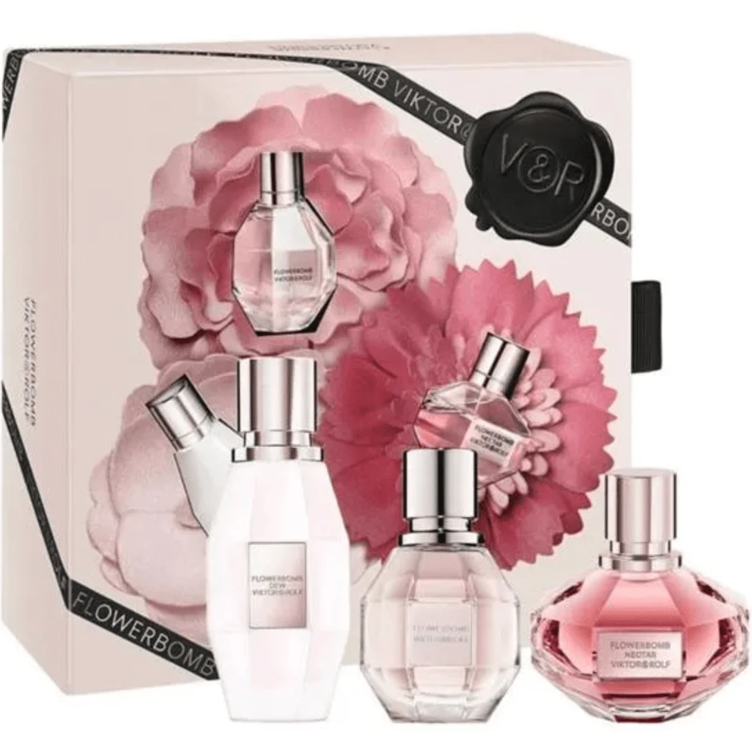Viktor&Rolf Viktor & Rolf - Flowerbomb Mini Gift Set - 3 X Eau De Parfum - Ruby Orchid, Nectar - Fresh - View 1