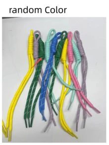 10/20pcs Colorful Nylon Rope DIY Handmade Weaving Set, Keychain And Backpack Decoration Materials, Handmade Accessories, Great Halloween Gift - A - View 8