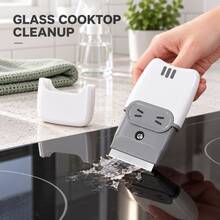 1 Set Cute Animal Mini Scraper With Metal Blade And Protective Cover, Portable Handheld Sticker Remover, Suitable For Adhesive Residue, Glass Windows, Ceramic Tiles And Stove Cleaning, Compact Bear Pig Cat Design, Small Household Cleaning Tool - Multi-color - View 4