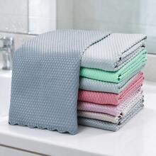 1pc/5pcs Multi-Purpose Cleaning Cloth, Suitable For Smooth Surfaces, Lint-Free, For Windows, Mirrors And Glass, Reusable Household Cleaning Supplies, Perfect For Daily Home Cleaning. - Multiple Styles - View 7