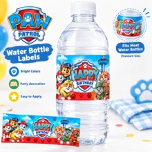 10pcs New Cartoon Paw Patrol Water Bottle Decorative Stickers, Food Packaging Bag Decoration Stickers, Holiday Party Gift Decoration - Multicolor - View 13