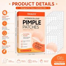 Hydrocolloid Acne Patches, Provide All-Day Waterproof And Breathable Care. Round Design, Comfortable To Wear And Easy To Conceal. Suitable For All Skin Types And Occasions - Round - View 4