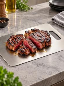 Stainless Steel Kitchen Cutting Board (Pure Titanium/PP), 16" X 11", Separate Raw And Cooked Food Preparation Surface, Odor-Resistant, Easy To Clean, Durable, Kitchen Essential - View 13