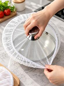 20/10/1 cái nắp nồi chống bắn dầu dạng mềm, tấm chắn chống bắn đa năng co giãn cho nhà bếp, giảm hiệu quả tác động của hơi nước lên thực phẩm, thiết kế dung tích lớn co giãn lên đến 17.32 inch, phù hợp với nhiều loại nắp nồi, không bao gồm nắp nồi - Nhiều màu - Xem 9