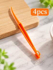 4pcs Orange Peeler, Plastic Creative Cutter With Folding Handle, Lemon Grapefruit Peeler, Fruit Vegetable Tool, Suitable For Outdoor Picnic Kitchen Supplies - Multicolor - View 11