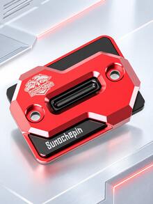1pc Motorcycle Front Brake Fluid Reservoir Cap, CNC Aluminum Alloy Anodized Brake Master Cylinder Cover, 4 Colors Available, 42mm Bolt Spacing, Brake Fluid Tank Cap, Racing Style Handlebar Cover, Scooter Street Bike Motorcycle Modification Accessory - A - View 14