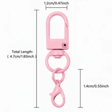 30Pcs Colorful Swivel Snap Hook Keychain Clips, 12 Color Lobster Claw Clasps For DIY Crafts, Jewelry Making & Bag Charms - Colorful Door Strap Lobster Clasp - View 2