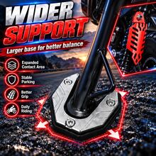 1 Set Aluminum Alloy Motorcycle Foot Pegs + Shock Absorber Suspension Anti-Slip Motorcycle Modification Parts - A - View 6