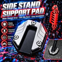 1 Set Aluminum Alloy Motorcycle Foot Pegs + Shock Absorber Suspension Anti-Slip Motorcycle Modification Parts - A - View 2