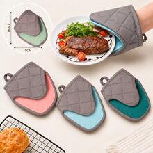 2pcs Heat-Resistant Silicone Tripod With Cover - Multi-Functional Pot Stand, Microwave Oven Hot Pad, Frying Pan Handle Holder, Kitchen Counter Mat, Fish-Shaped Thickened Padded Baking Heat Insulation Anti-Scald High Temperature Resistant Microwave Oven - View 6