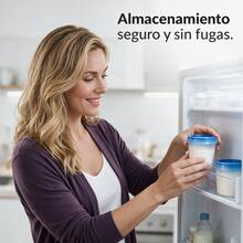 Philips Avent recipiente leche materna 180 ml 5 unidades - Celeste - Ver 5