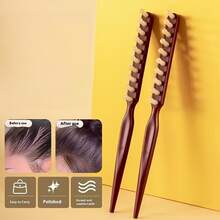 Head Massage Comb, 1-Piece, With Ball-Shaped Teeth Design, Slender Pointed Handle, Portable Anti-Knotting Hair Control Tool For Styling, Suitable For Women At Home Or In Beauty Salons, A Great Gift For Halloween And Christmas. - Multicolor - View 1