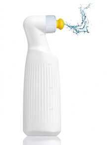 1/2pcs White 13.53oz Side Spray Bidet, Adjustable, Side Spray Function, Hygienic Bidet, Personal Travel Hygiene Tool, Manual Water Pressure Control, Manual Press Water Cleaner - A - View 8