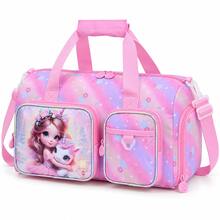Kids Duffle Bag For Girls, Large Capacity Weekender Travel Gym Bag With Detachable Shoulder Strap, Halloween Christmas Gift - Travel Bag - View 13