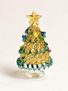 Ornamen Pohon Natal Kaca Kristal, Patung dengan Nilai Koleksi dan Dekoratif, Cocok untuk Pajangan Meja Rumah Saat Liburan, Pilihan Ideal untuk Dekorasi Rumah Orang Dewasa. Cocok untuk Meja Rumah, Pajangan Jendela, dan Menciptakan Suasana Liburan Natal, Juga Dapat Digunakan Sebagai Hadiah Tahun Baru. - Berbagai gaya - View 14