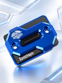 1pc Motorcycle Front Brake Fluid Reservoir Cap, CNC Aluminum Alloy Anodized Brake Master Cylinder Cover, 4 Colors Available, 42mm Bolt Spacing, Brake Fluid Tank Cap, Racing Style Handlebar Cover, Scooter Street Bike Motorcycle Modification Accessory - A - View 13